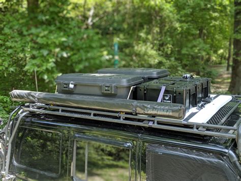 overlanding roof rack storage containers